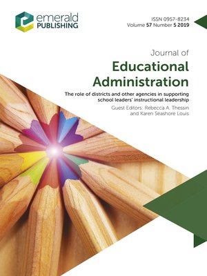cover image of Journal of Educational Administration , Volume 57, Number 5